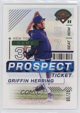 2024 Panini Prospect Edition Holo Silver 5/25 Griffin Herring #115 v1x