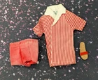 Vintage KEN Doll Original Outfit 1960s Barbie For the Original Straight Leg Ken