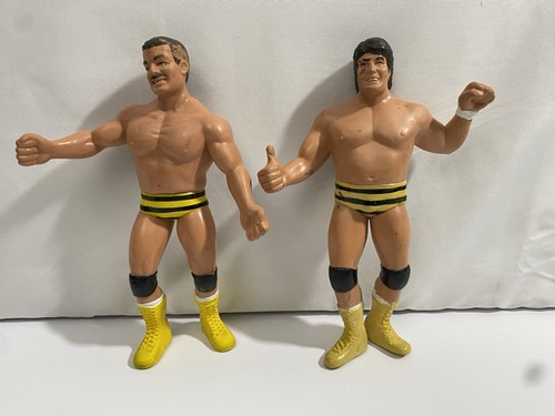 Vintage Killer Bees  1987 LJN WWF Wrestling Supers...