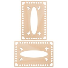 2 Pcs Crochet Basket Base Bag Kit Bottoms for Knitting Crocheting