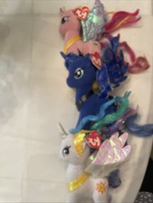 Hasbro My Little Pony Sparkle Celestia Luna And Cadance 9” Lot Of 3