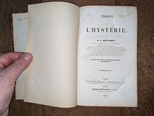 libro antico - J. L. Brachet - Trattato sull'isteria - 1847