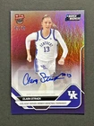 2025-26 Bowman U Now March Madness Clara Strack Purple Auto 75/75 Bookend! #6-A