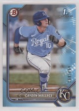2022 Bowman Draft Sky Blue 168/499 Cayden Wallace #BD-12 11rg