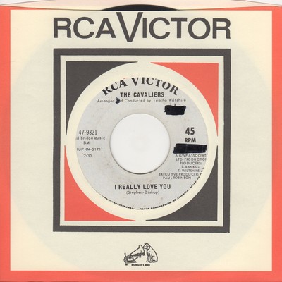 Cavaliers I Really Love You RCA Demo Soul Northern Motown