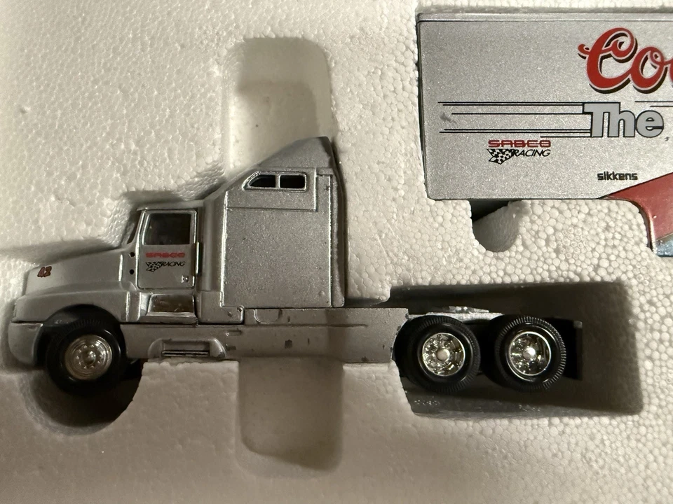 1995 #42 Kyle Petty Coors Light The Silver Bullet Hauler - 1/64 White Rose - Image 3 of 4