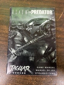 Alien VS Predator (Atari Jaguar) Box Manual W/ 4 Overlays