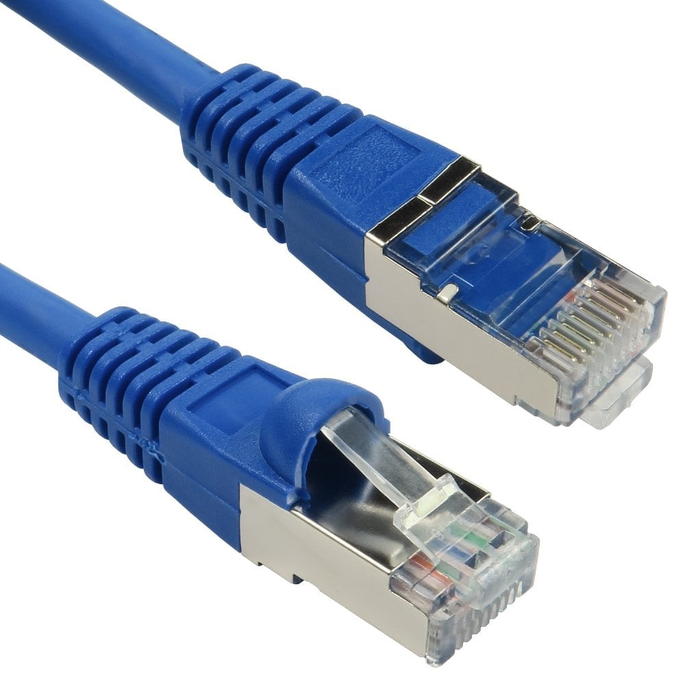 Cables Direct 0.15m Cat6A Patch Cable - Blue