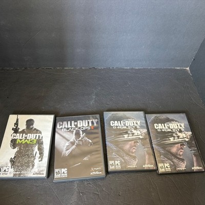 Call of Duty PC Game Lot: Modern Warfare 3, Black Ops II, Ghosts (x2)DVD-ROM #v3