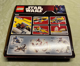 LEGO Star Wars: Anakin's Jedi Starfighter (7669) New In Box Factory Sealed Rare