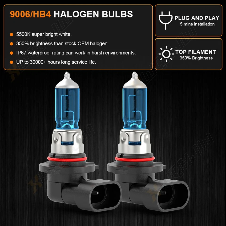 6X faros antiniebla haz alto/bajo para Jeep Grand Cherokee 1999-2010 Foto 3 de 4