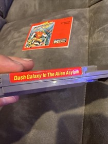 Dash Galaxy in the Alien Asylum (Nintendo NES, 1990) Tested! With Manual !