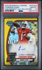 2024 BOWMAN U CHROME YELLOW REFRACTOR #PACWA CAMERON WARD 67/75 PSA 10
