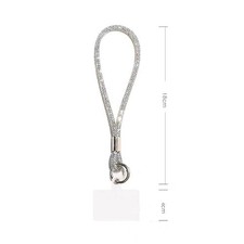 Luxury Mobile Phone Crystal Wrist Strap Glitter Rhinestone Phone Lanyard Hanging