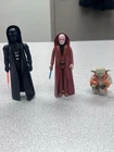 Vintage Star Wars Kenner Action Figure Lot - Darth Vader Obi-Wan Yoda 1977-1983