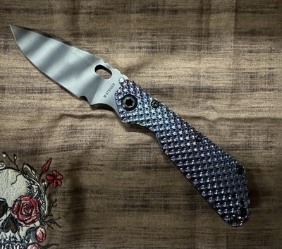 Strider SMF DGG Full Ti Magnacut FFG HC Tiger Stripe Blade New Style Pivot