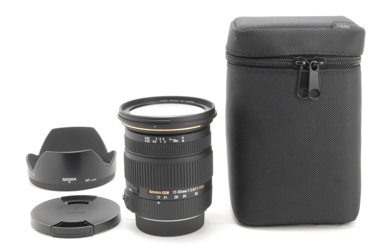 Top MINT w/Case] Sigma 17-50mm F2.8 EX DC HSM AF Lens For Pentax K