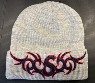 Supreme New Era Tribal S Logo Beanie – Heather Gray (FW25) New w