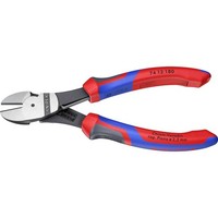 Knipex 74 12 180 Werkstatt Kraft-Seitenschneider Mit Facette 180 Mm