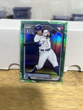 Aaron Parker 2024 Bowman Draft 1st Chrome Lunar Glow Green #BDC-160