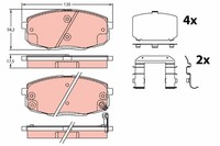 Bremsbelagsatz FÜR Hyundai I30 Kombi (Fd), Hyundai I30 (Fd) - TRW GDB3450