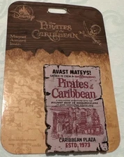 Disney Pirates of the Caribbean Avast Mateys Refrigerator Magnet New