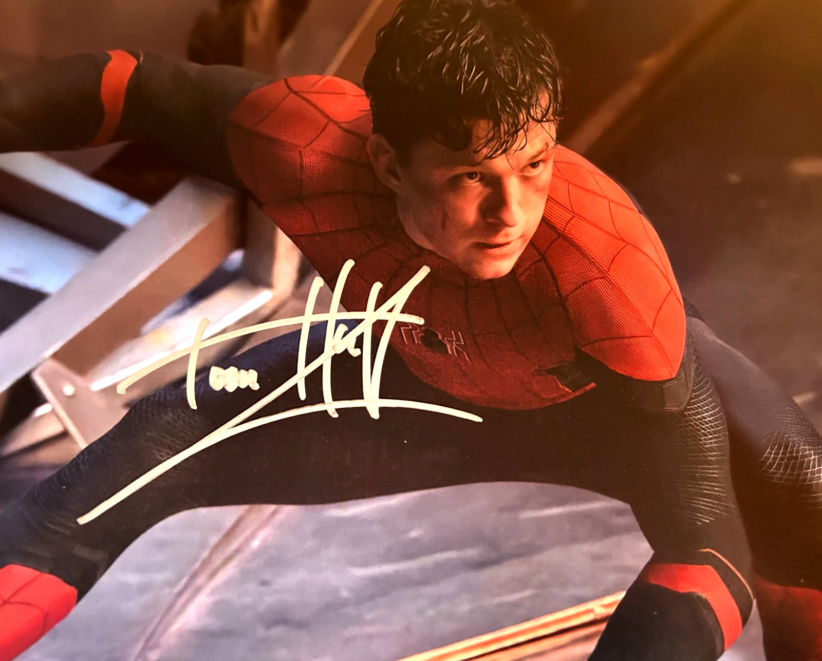 TOM HOLLAND Signed 8x10" (SPIDER-MAN)  Authentic Original Autograph w/COA