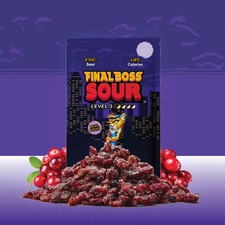 Final Boss Sour  Cranberry  Level 3 30g Exotic Snacks