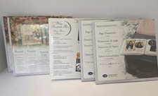 Lot Of Creative Memories Scrapbook Pages And Page Protectors Natural And White