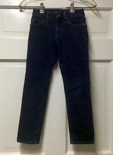 Gap Kids Boys Blue Denim Jeans, Size 7 Slim, Dark Blue Wash, EUC