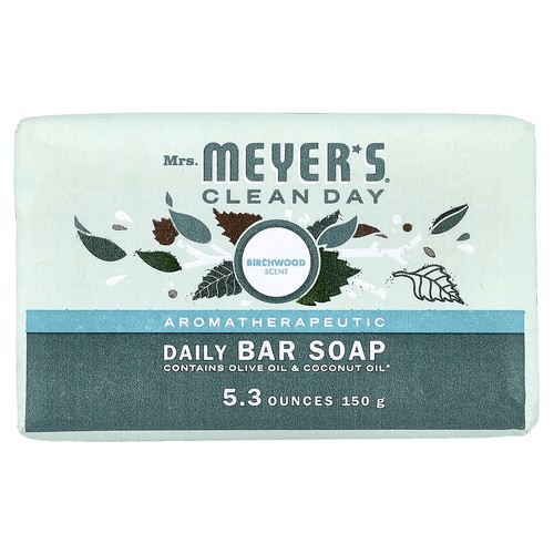 Aromatherapeutic, Daily Bar Soap, Birchwood, 5.3 oz (150 g)