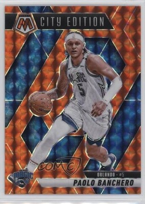 2024-25 Panini Mosaic City Edition Orange Prizm 1/249 Paolo Banchero #283 rf2