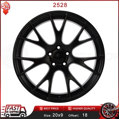 2528 Satin Black Hellcat 20 inch Rim Fits Dodge Chrysler Challenger