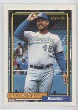 1992 O-Pee-Chee Edwin Nunez #352 fv6