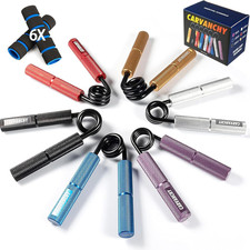 Grip Strength Trainer Set, 50-300LB 6 Pack , Wrist Forearm Strengthener, Metal N