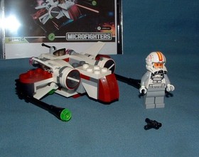 STAR WARS, ARC-170 STARFIGHTER MICROFIGHTERS SET 75072 - LEGO - 2015 - USED