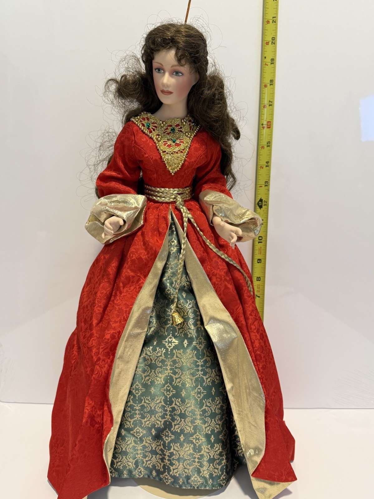 Pottery Robe Franklin Heirloom Noël – The Angel of Christmas Porcelain Doll 18” w ...