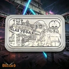 All-Chips x Black Hand Bullion Fallout Vegas 1 oz .999 Silver Antiqued + COA #47