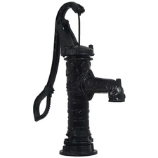 Hand Water Pump Pitcher Pump with Satnd Water Well Pump Green 23' Deep vidaXL