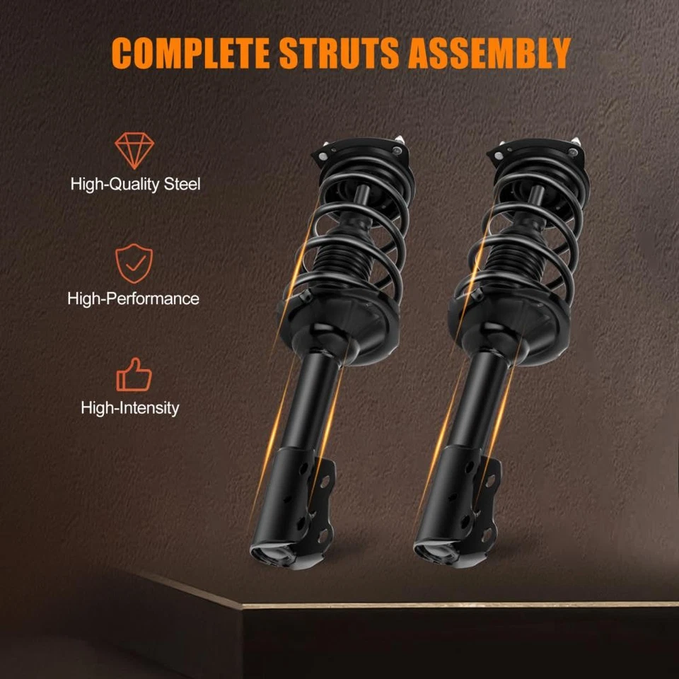 Front Complete Coil Springs Struts & Rear Shocks For 2004-2006 Scion xA xB - Image 2 of 4