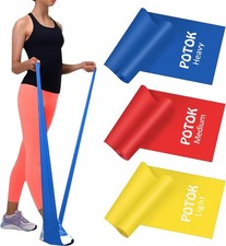 Versatile Resistance Bands Set - 4FT for Strength Training, Yoga  Pilates