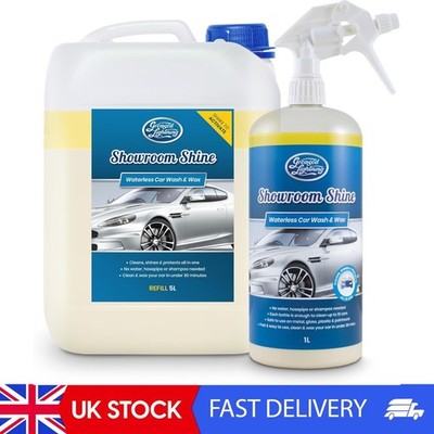 Showroom Shine wasserlose Autowäsche und Wachs, super einfach und schnell, ohne Wasser,