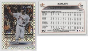 2022 Topps Chrome X-Fractor Jose Siri #204 Rookie RC