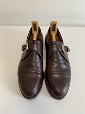 Lendvay & Schwarcz Vintage Monk Strap Lederschuhe Made in Italy Herren Gr. 43