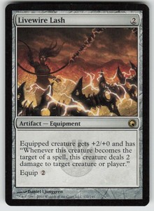 Livewire Lash #172 Scars of Mirrodin Magic: The Gathering