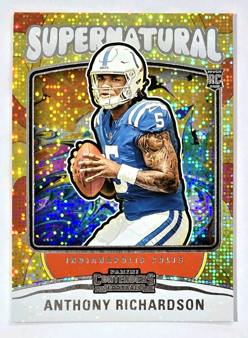 2023 Panini Contenders Anthony Richardson Supernatural Indianapolis Colts RC #1