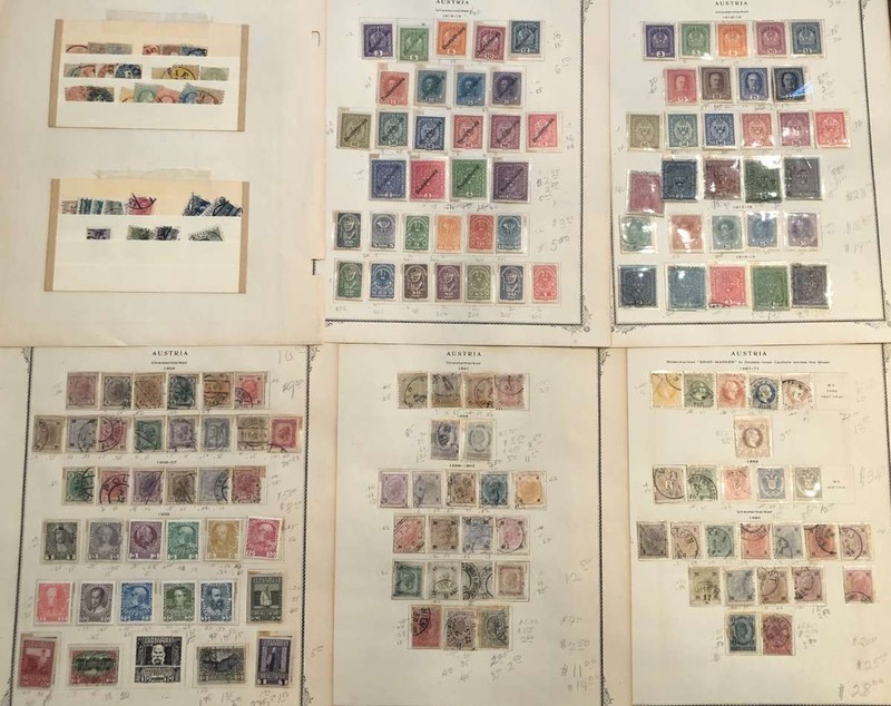 E7435: Earlier, Better Austria Stamp Collection, High Catalog!