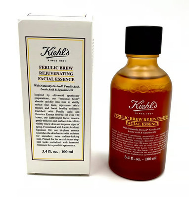 Kiehl's Ferulic Brew Rejuvenating Facial Essence 3.4oz / 100ml New In Box