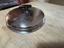 Vtg Lid (only) for Kitchen Craft Frying Pan Stock Pot T-knob 10 7/16" diameter