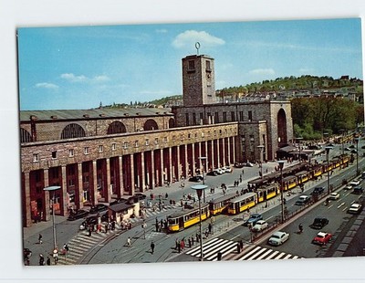 Postcard Hauptbahnhof Stuttgart Germany